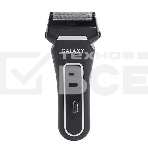 Электробритва Galaxy Line GL 4200, черный, аккумуляторная, сетки из ультратонкой японской стали, два независимых подвижных лезвия, плавающая головка, возможность промывки блока ножей и сеток, встроенный триммер для подравнивания висков, индикатор заряда, реверсная работа ножей, время непрерывной работы 45мин, дополнительный режущий блок и сетка в комплекте, щетка для чистки, фото9
