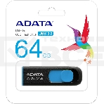 Флеш диск ADATA Flash Drive 64Gb UV128 AUV128-64G-RBE {USB3.0, BLACK/BLUE}, фото6