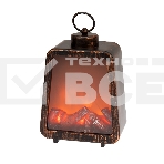 Светодиодный камин Neon-night Лофт с эффектом живого огня 17х10х24,5 см, 3хС (не в комплекте) и USB (в комплекте), фото3