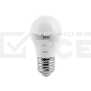 Лампа GAUSS LED Elementary Globe 6W E27 4100K арт. 53226