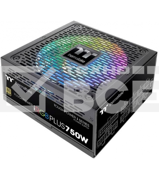 Блок питания Thermaltake ATX 750W Toughpower iRGB Plus 80 PLUS gold (24+4+4pin) APFC 140mm fan color LED 9xSATA Cab Manag RTL
