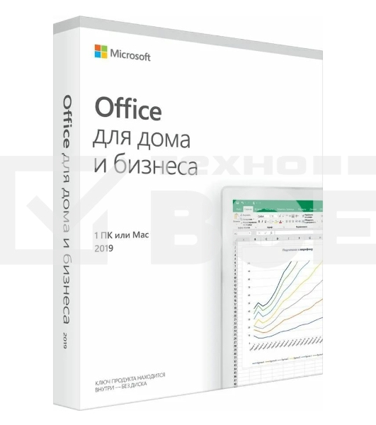 Офисное приложение Microsoft Office Home and Business 2019 Rus Only Medialess P6 (T5D-03361)