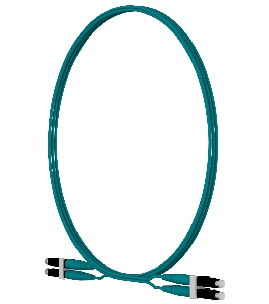 Патч-корд Panduit FZ2ELLNLNSNM002 2x50/125 OM4 LC дуплекс-LC дуплекс 2м LSZH аквамарин