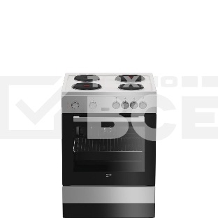 Плита электрическая Beko FSE66000GS черный, конфорок 4 шт, духовка 66 л, 60 см x 85 см x 60 см
