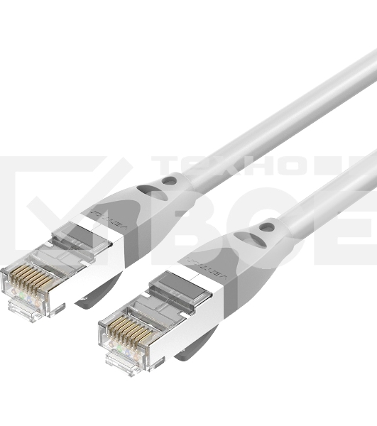 Патч-корд Vention прямой SFTP cat.6A, RJ45 - 1,5м. Серый