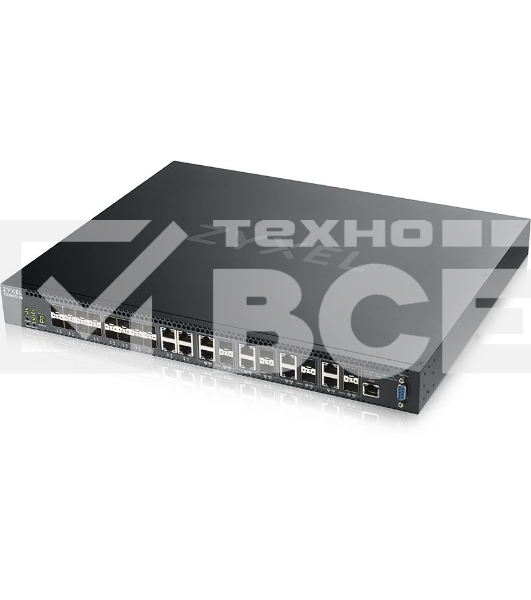 Коммутатор Zyxel XS3800-28 L2+ switch, 4xRJ-45: 1 / 2.5 / 5 / 10G, 8xCombo (SFP: 1 / 10G, RJ-45: 1 / 2.5 / 5 / 10G), 16xSFP +
