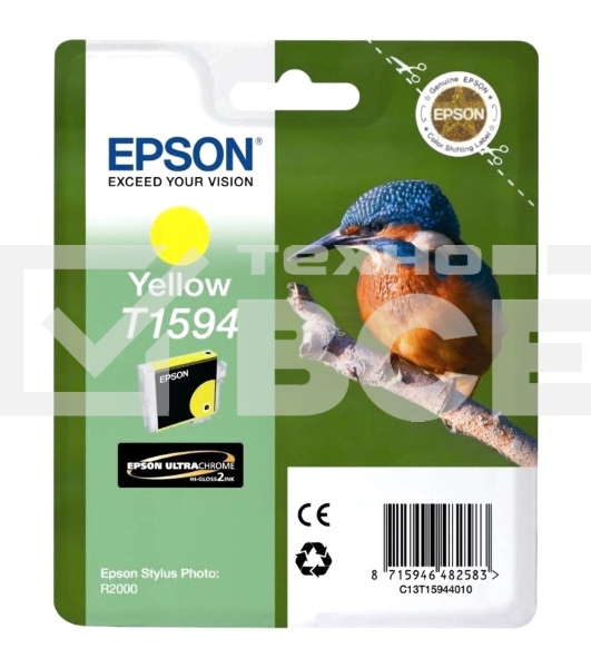 Картридж струйный Epson C13T15944010 желтый (850 стр) для Epson St Ph R2000