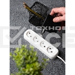 Удлинитель EKF UBA10-275-4-05 'Эксперт' 4 гнезда 5 метров 10А/2,2 кВт без заземления ПВС 2х0,75 EKF PROxima, фото2