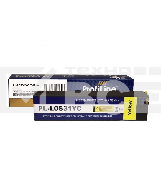 Струйный картридж L0S31YC (№976Y) для принтеров HP PageWide-Pro 552/577/P55250/P57750 с чернилами Yellow ProfiLine