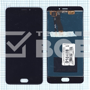 Дисплей для Meizu M5 Note черный