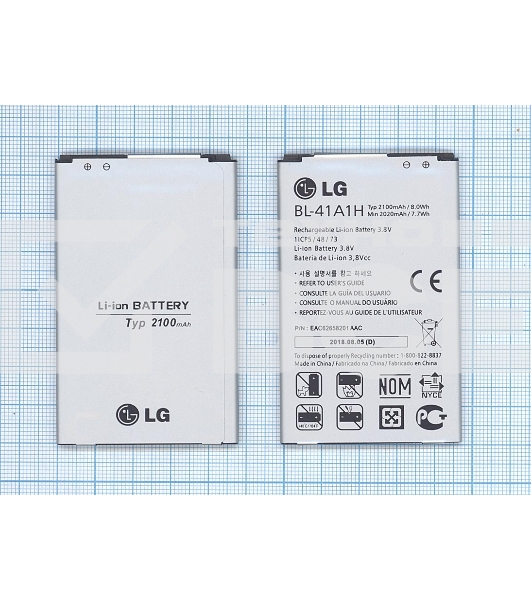 Аккумуляторная батарея BL-41A1H для LG Optimus F60 2100mAh 3,8V