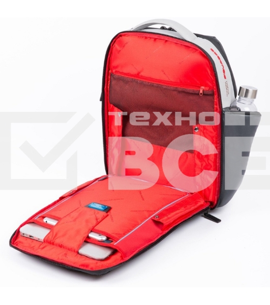 Рюкзак Piquadro Urban CA4532UB00/GRN серый/черный натур.кожа