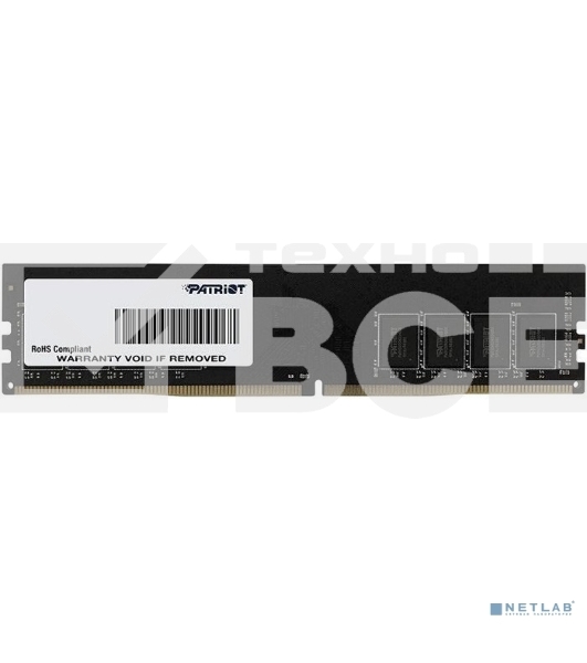 Оперативная память Patriot Signature, DDR4, 16GB (1x16 GB), 3200 MHz, CL22