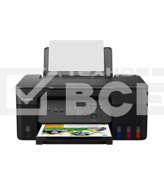 МФУ струйный Canon PIXMA G3430 (5989C009), A4, цветное, печ. 11 стр/мин. (ч/б) 6 стр/мин. (цвет), скан. до 3.16 стр/мин., 4800 x 1200 dpi (печать) 600x1200dpi (скан.), USB, Wi-Fi, Air Print, Mopria