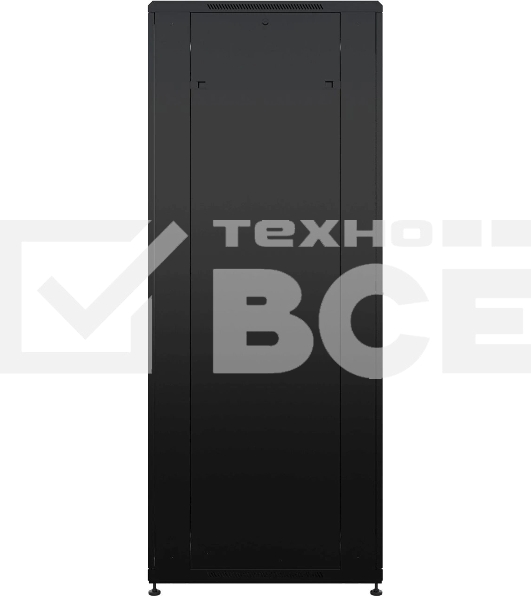 Шкаф серверный NTSS Премиум (NTSS-R42U6080GS-BL) напольный 42U 600x800мм пер.дв.стекл металл 900кг черный 710мм 99кг 1987мм IP20 сталь