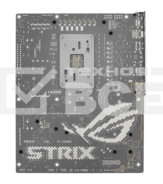Материнская плата ASUS ROG STRIX B850-A GAMING WIFI, AM5, AMD B850, 4xDDR5, 2xSATA, 4xM.2, 1xPCIe 5.0 x16, 1xPCIe 4.0 x16, 1xPCIe x4, 1xDP, 1xHDMI, 1x2.5Gb LAN, 1xUSB-C 20Gbps, 1xUSB-C 10Gbps, 2xUSB-A 10Gbps, 4xUSB 5Gbps, 2xUSB-A 2.0, 3x3.5 мм, 7.1, ATX