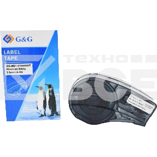 Картридж ленточный G&G GG-M21-375595WT черный на белом 9.5x6.4 для Brady BMP21-PLUS, BMP21-LAB