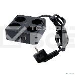 Сетевой фильтр Cablexpert Plate, PLT-4-C2U2-B-3, 4р, 10А, 2xType-C PD, 20Вт, 2xUSB, 2.4A, 3м, ур.защиты 4+, черный, коробка, фото2