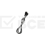 Кабель компьютер-розетка 220V EURO VDE 3G*1.0mm2 медь TELECOM TE021-CU 1,8м, фото7