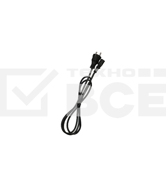 Кабель компьютер-розетка 220V EURO VDE 3G*1.0mm2 медь TELECOM TE021-CU 1,8м