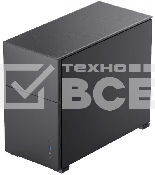 Корпус компьютерный JONSBO D31 STD, Mini-Tower, TG, no fan, 1xUSB-A 3.2 + 1xUSB-C 3.2, mATX, mDTX, mITX Black