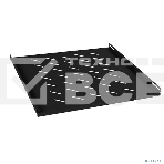 Полка Cabeus, стационарная, 1U, 35х495х600 мм (ВхШхГ), для шкафов глубиной 800мм, с комплектом крепежа, черный, фото 1