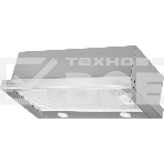 Вытяжка встраиваемая Kuppersberg Slimlux IV 60 X ширина 55,2 см, отвод/рециркуляция, 550 м3/час, механическое кнопочное управление, 3 скорости, светодиодное освещение 2х2 Вт, металлические жироулавливающие фильтры, угольный фильтр KF-Y (опция), цвет нержавеющая сталь, корпус серый, фото7