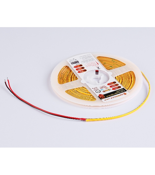 Светодиодная лента Ambrella light GS4601 COB 384Led/ 7W m/ 24V IP20 3000K/ 5m*3mm*2mm (2 конт.)