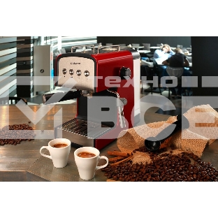 Кофеварка эспрессо Polaris PCM 1516E Adore Crema 850Вт красный