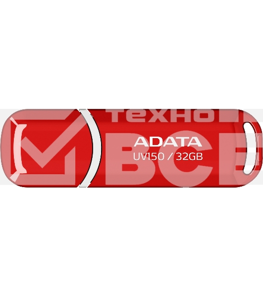 Флэш диск ADATA Flash Drive 32Gb UV150 AUV150-32G-RRD {USB3.0, Red}