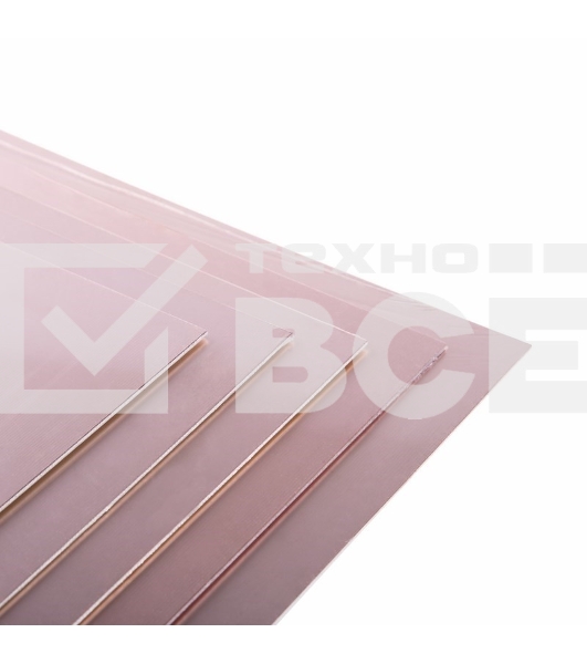 Стеклотекстолит 1-сторонний 200x300x1.5 мм 35/00 (35 мкм) Rexant