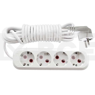 Удлинитель 4х3м с заземл. 10А IP20 У10-555 ПВС 3х0.75 UNIVersal 555-03