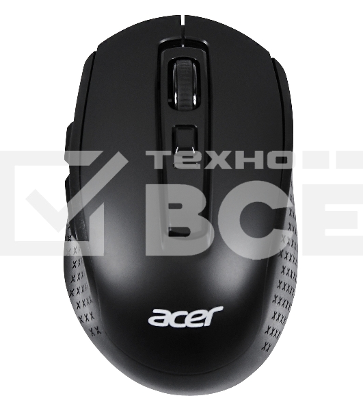 Мышь беспроводная Acer OMR060 черный, 1600 dpi, радиоканал, USB, кнопки - 6