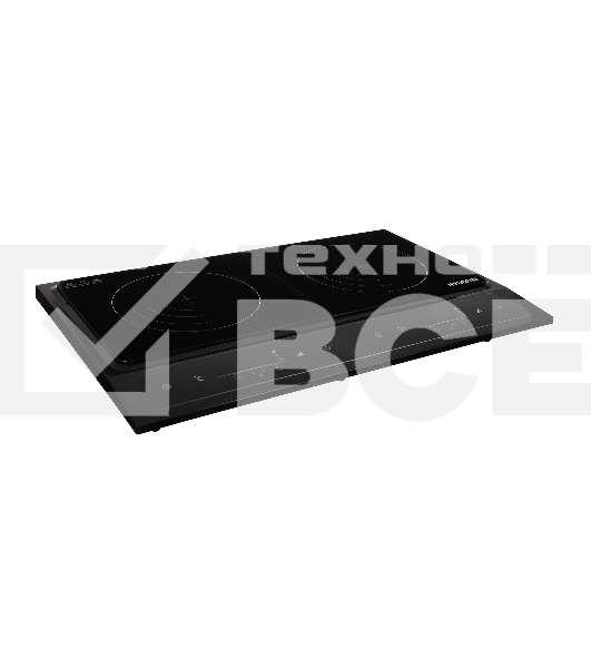 Электрическая плитка Hyundai HYC-0107 черный стеклокерамика (настольная)