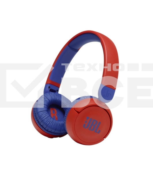 Наушники детские JBL JR 310BT (накладные), красный