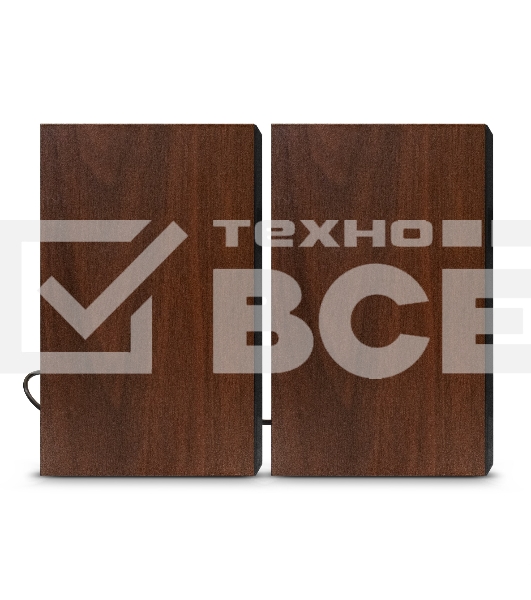 Акустическая система 2.0 ExeGate EX287058RUS Tango 312 (питание USB, 2х3Вт (6 Вт RMS), 80-20000Гц, светлое дерево)