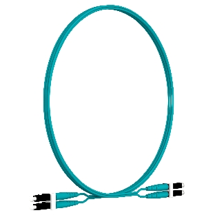 Патч-корд Panduit FZ2ELLNLNSNM002 2x50/125 OM4 LC дуплекс-LC дуплекс 2м LSZH аквамарин
