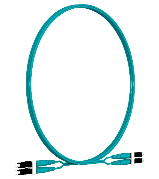 Патч-корд Panduit FZ2ELLNLNSNM002 2x50/125 OM4 LC дуплекс-LC дуплекс 2м LSZH аквамарин