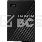 Внешний жесткий диск WD My Passport WDBYVG0020BBK-WESN 2TB 2,5