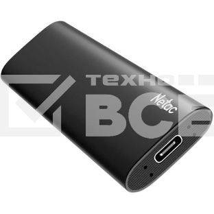 Накопитель SSD External Netac 2.0Tb Z SLIM <NT01ZSLIM-002T-32BK> (USB3.2, up to 520/480MBs, 100х29.5х9mm, Black)