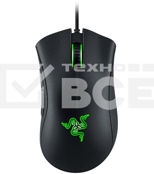 Мышь проводная Razer DeathAdder Essential черный, 6400 dpi, USB, кнопки - 5