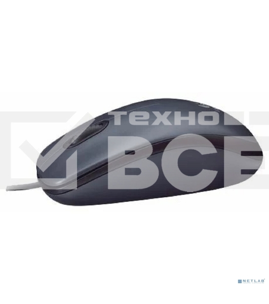 Мышь проводная Logitech M90 черный/серый, 1000 dpi, USB, кнопки - 3