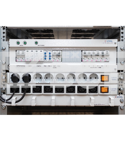 Распределитель питания Штиль PDU-8xSchuko-С20