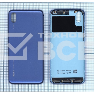 Задняя крышка для Xiaomi Redmi 7A синяя