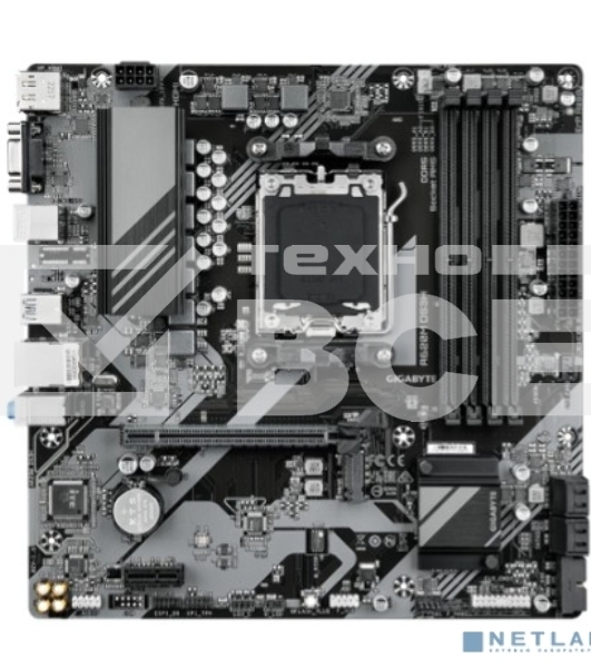 Материнская плата Gigabyte A620M DS3H, Micro-ATX, AM5, AMD A620, 4xDDR5, 4xSATA, 1xM.2, 1xPCI-E 4.0 x16, 1xPCI-E x1, 1xHDMI, 1xDP, 1xVGA, 1x 1Gb LAN, 1xUSB 3.2 Gen 1, 4xUSB 2.0, 3x3.5mm, 7.1, ATX