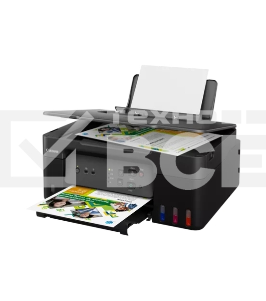 МФУ струйный Canon PIXMA G3430 (5989C009), A4, цветное, печ. 11 стр/мин. (ч/б) 6 стр/мин. (цвет), скан. до 3.16 стр/мин., 4800 x 1200 dpi (печать) 600x1200dpi (скан.), USB, Wi-Fi, Air Print, Mopria
