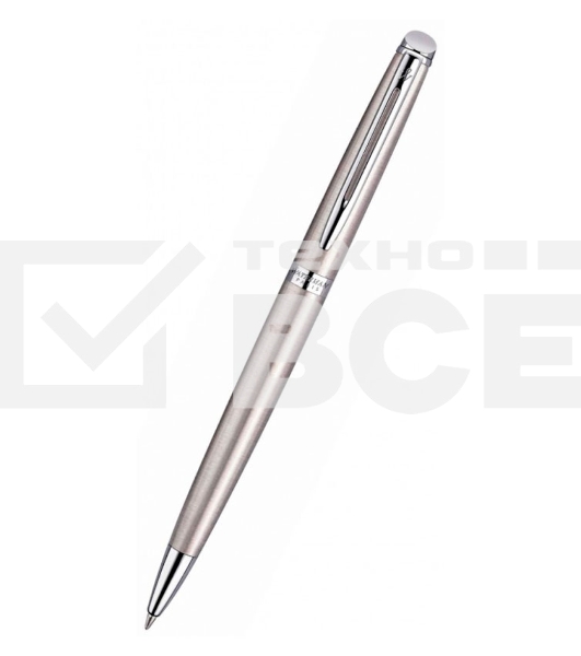 Ручка шариковая Waterman Hemisphere (CWS0920470) Steel CT M син. черн. подар.кор.