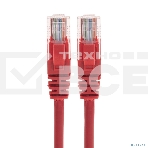 Патч-корд U/UTP, CAT 5e, RJ45-RJ45, 26AWG, ZH нг(А)-HF, красный, 0,3м Rexant, фото3