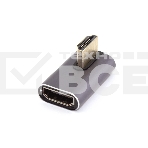 Переходник HDMI угловой  папа-мама вправо, фото2