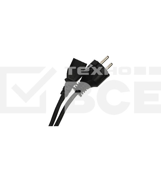Кабель компьютер-розетка 220V EURO VDE 3G*1.0mm2 медь TELECOM TE021-CU 1,8м